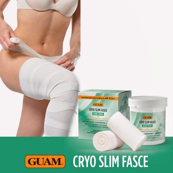 GUAM Cryo Slim kühlende Bandagen gegen müde und schwere Beine - gebrauchsfertig 2 Stück (255-2)